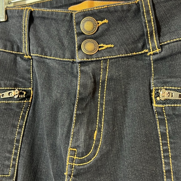 Twill Twenty Two Black Low Rise Jeans - Picture 4 of 15